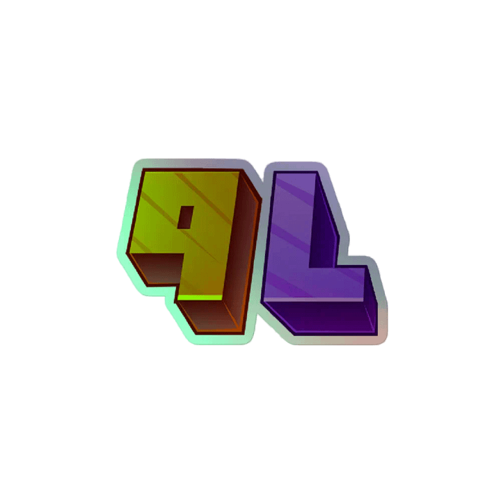 9 Lives Holographic Sticker product image (2)