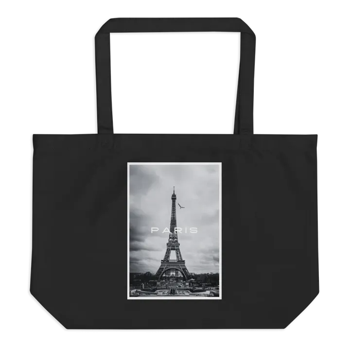 Paris Eiffel Tower Skyline Eco Tote product image (1)
