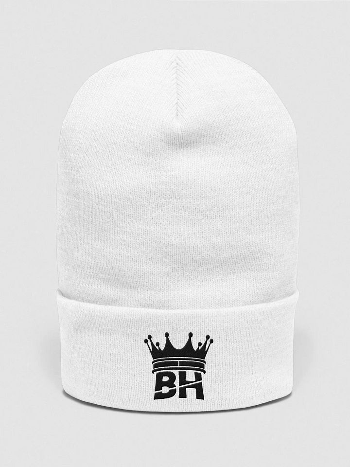 White Boxhead Beanie product image (1)