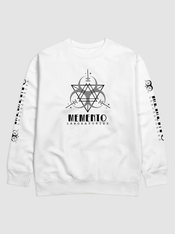 Memento Laboratories Logo Sweatshirt [White] product image (1)