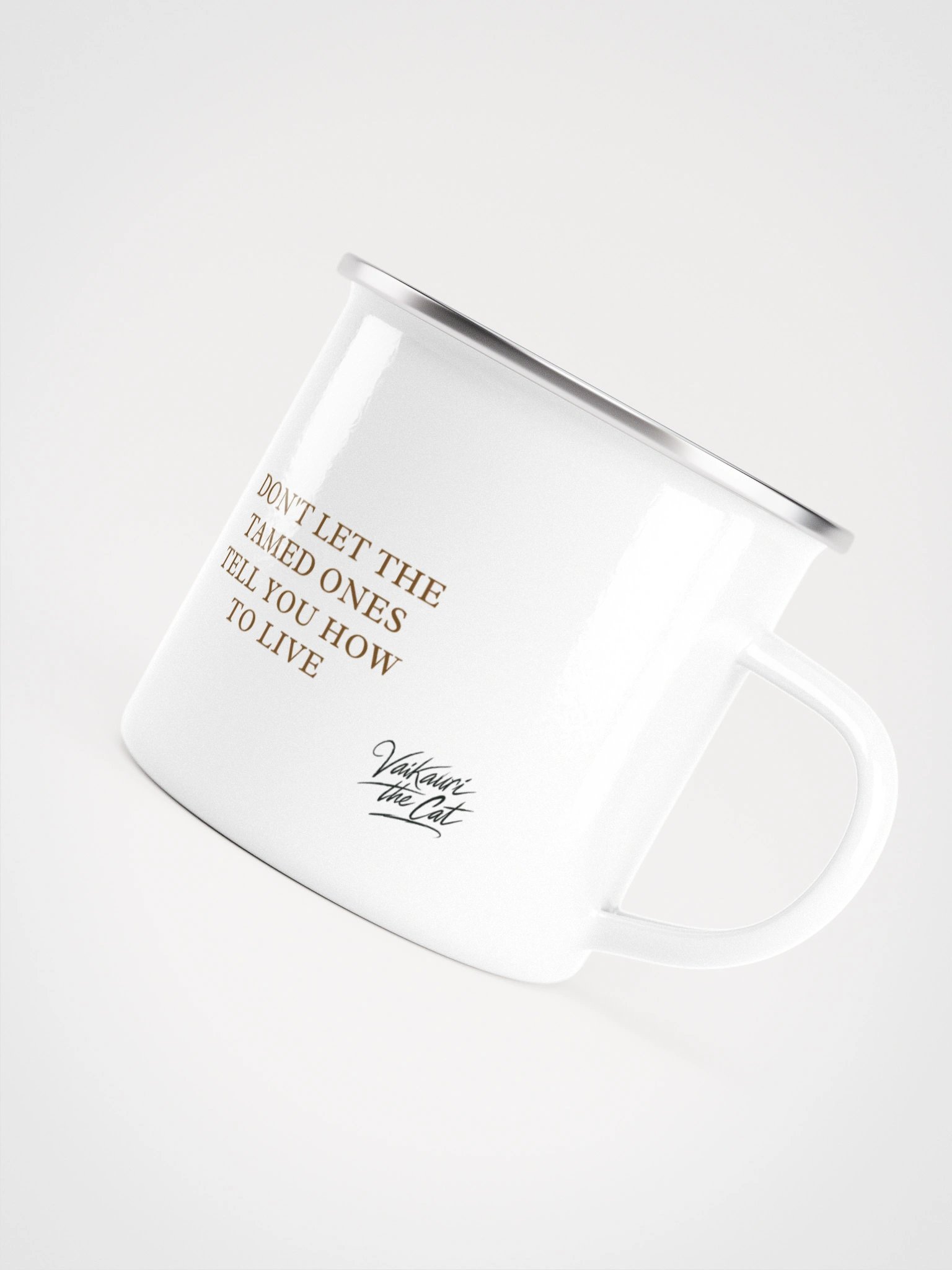 Vaikauri Cat Enamel Mug product image (5)