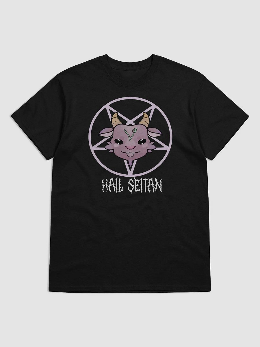 HAIL SEITAN Goat Head Pentagram T-Shirt product image (1)
