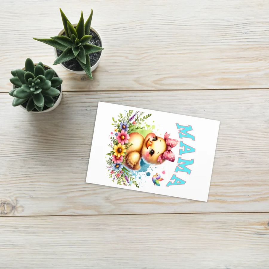 Tranquil Duckling MAMA Greeting Card product image (3)