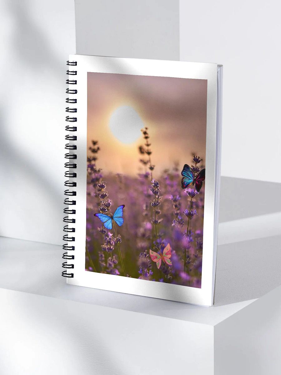 Butterfly Blooms Spiral Notebook product image (4)