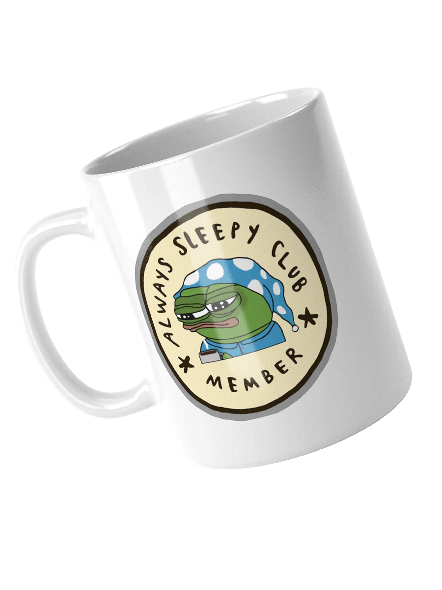 Always Sleepy White Mug product image (9)