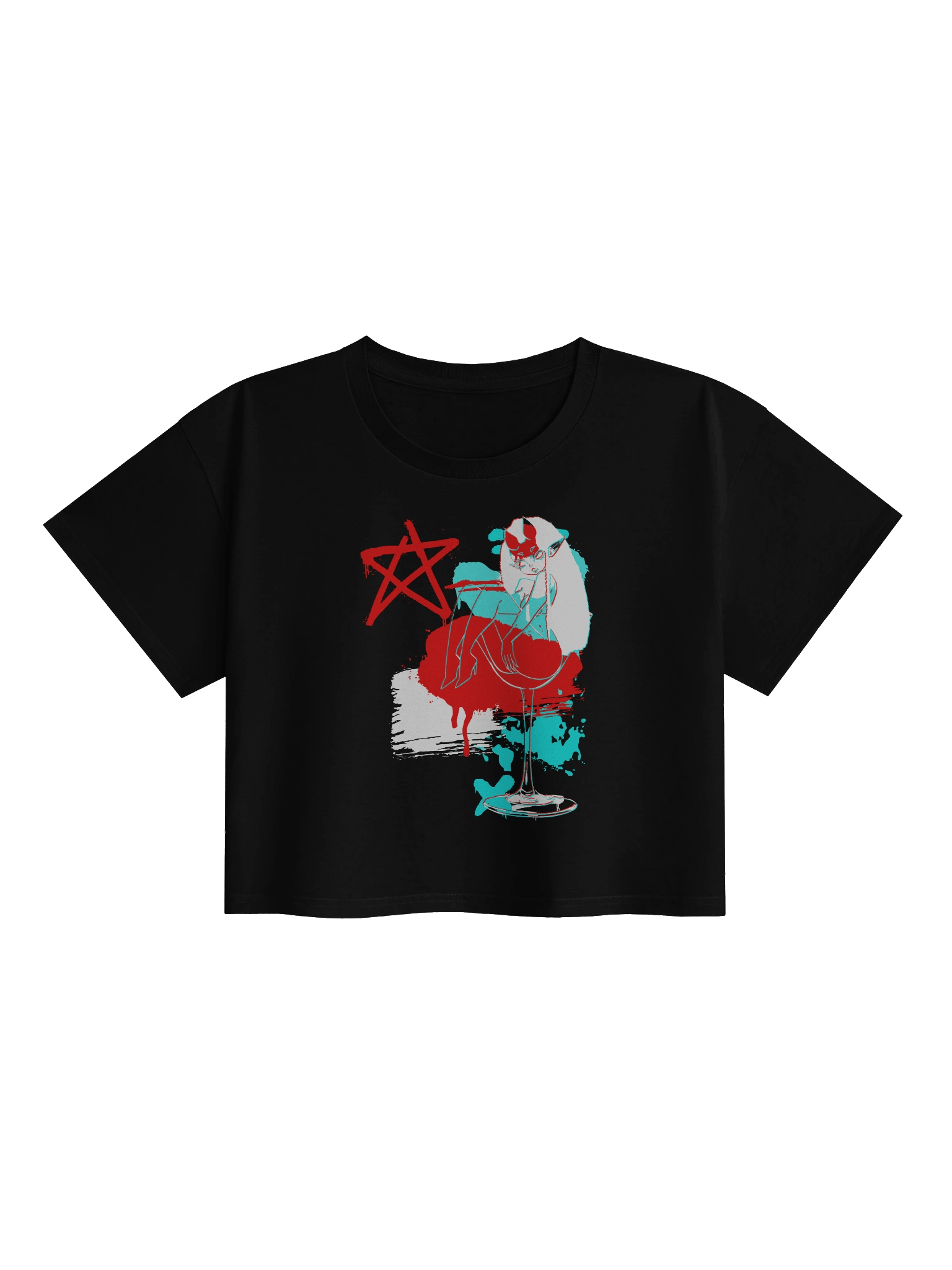 Graffiti Glass Crop Top product image (6)