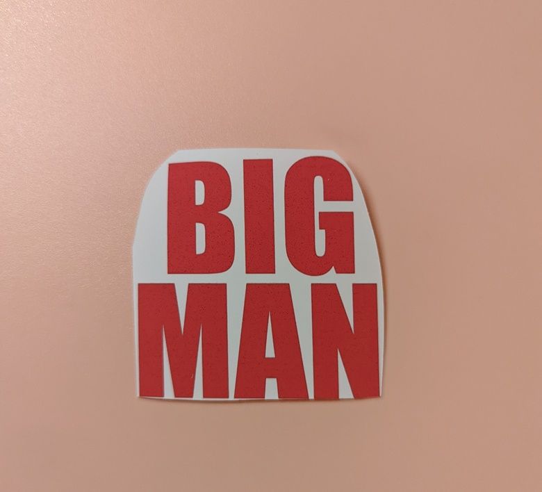 BIG MAN Sticker product image (1)
