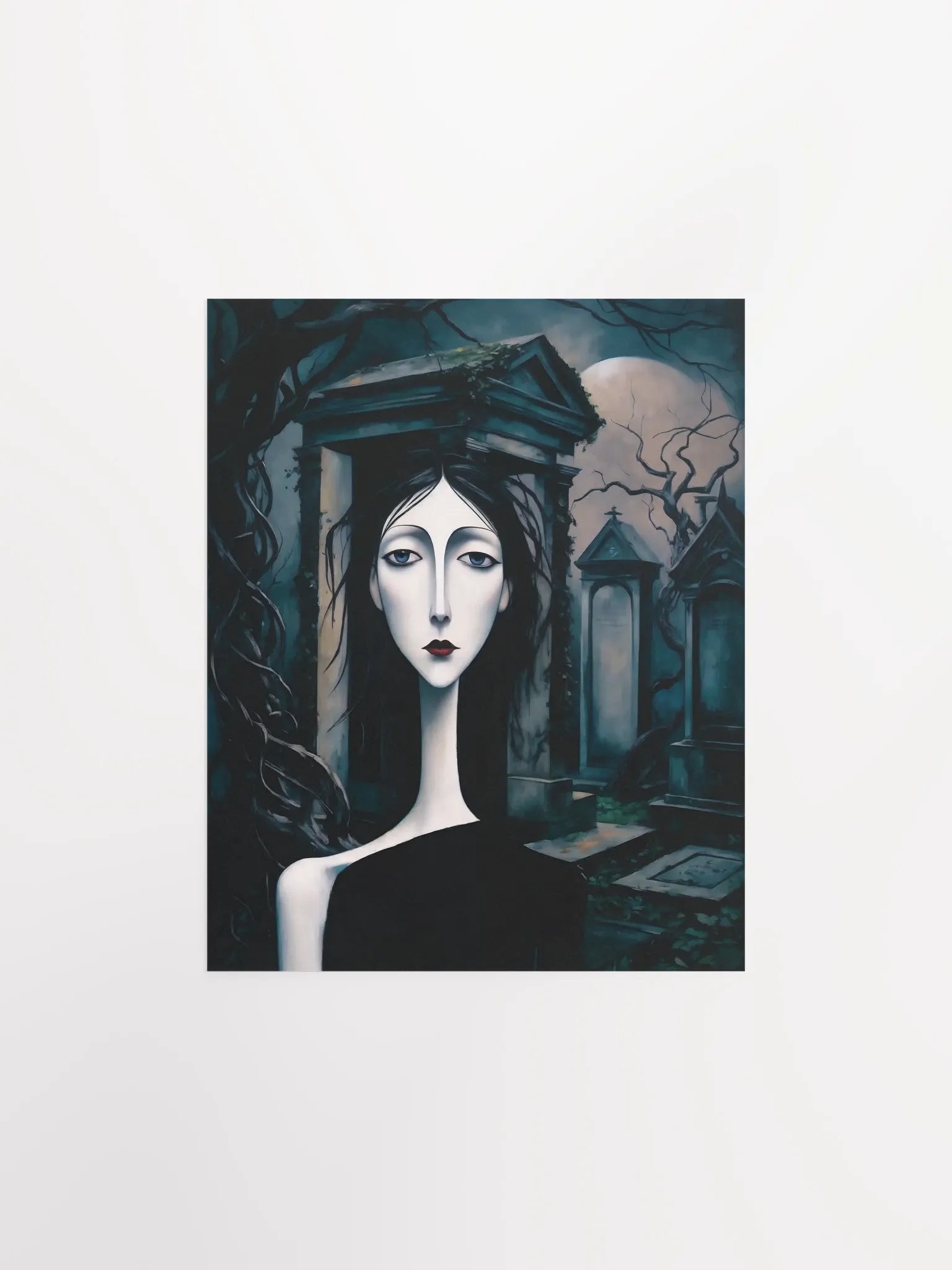 Gothic Cemetery Poster product image (4)