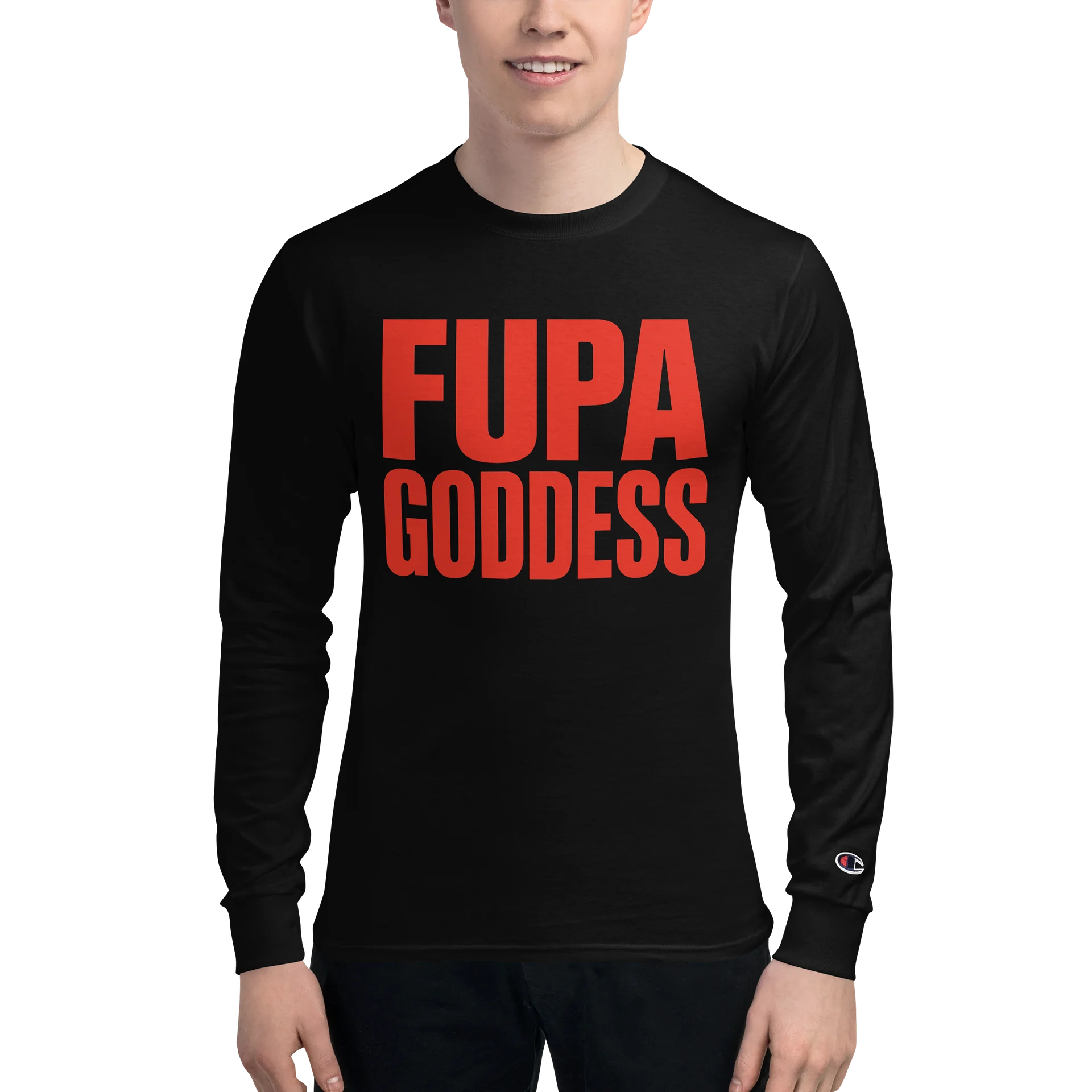 Red logo long sleeve product image (1)