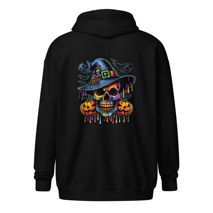 Witchy Skull Anatlus89 Zip-Up Hoodie product image (4)