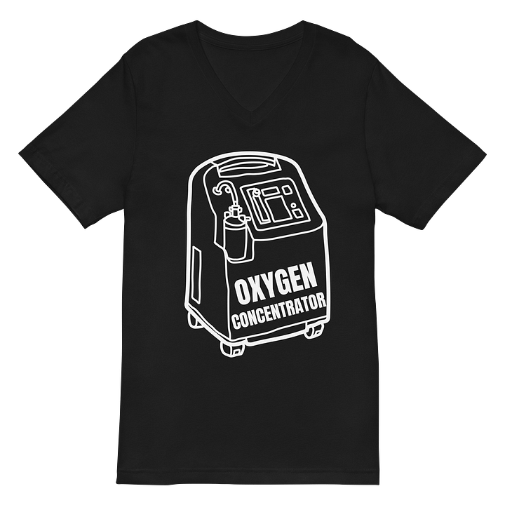 oxygen concentrator graphic V-Neck Tee product image (2)