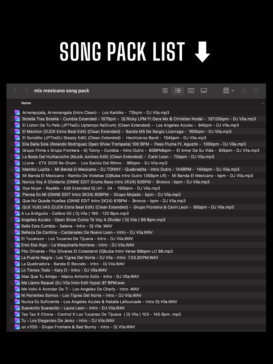 Mix Mexicano - Song Pack/Paquete de Canciones (35 Songs/Canciones) product image (2)