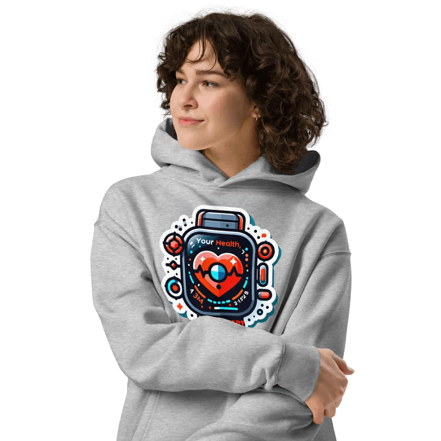 Heartbeat Tracker Unisex Hoodie product image (24)