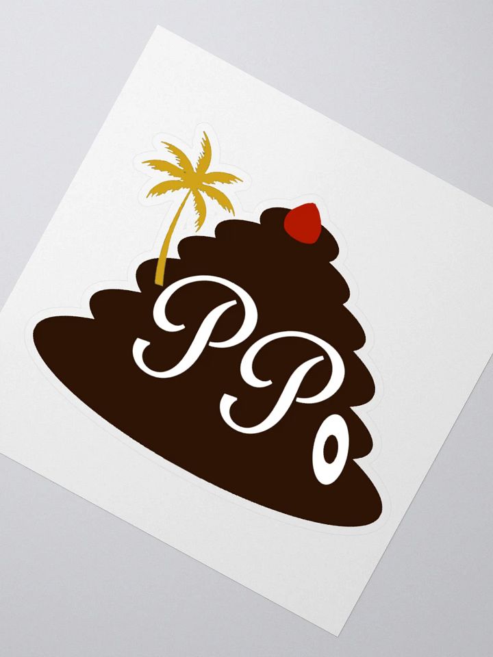 Poop Pees Classic Logo Sticker product image (2)