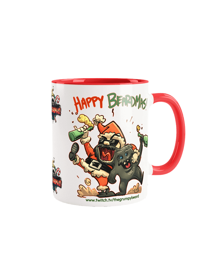 Happy Beardmas - Ceramic Mug with Color Inside product image (21)