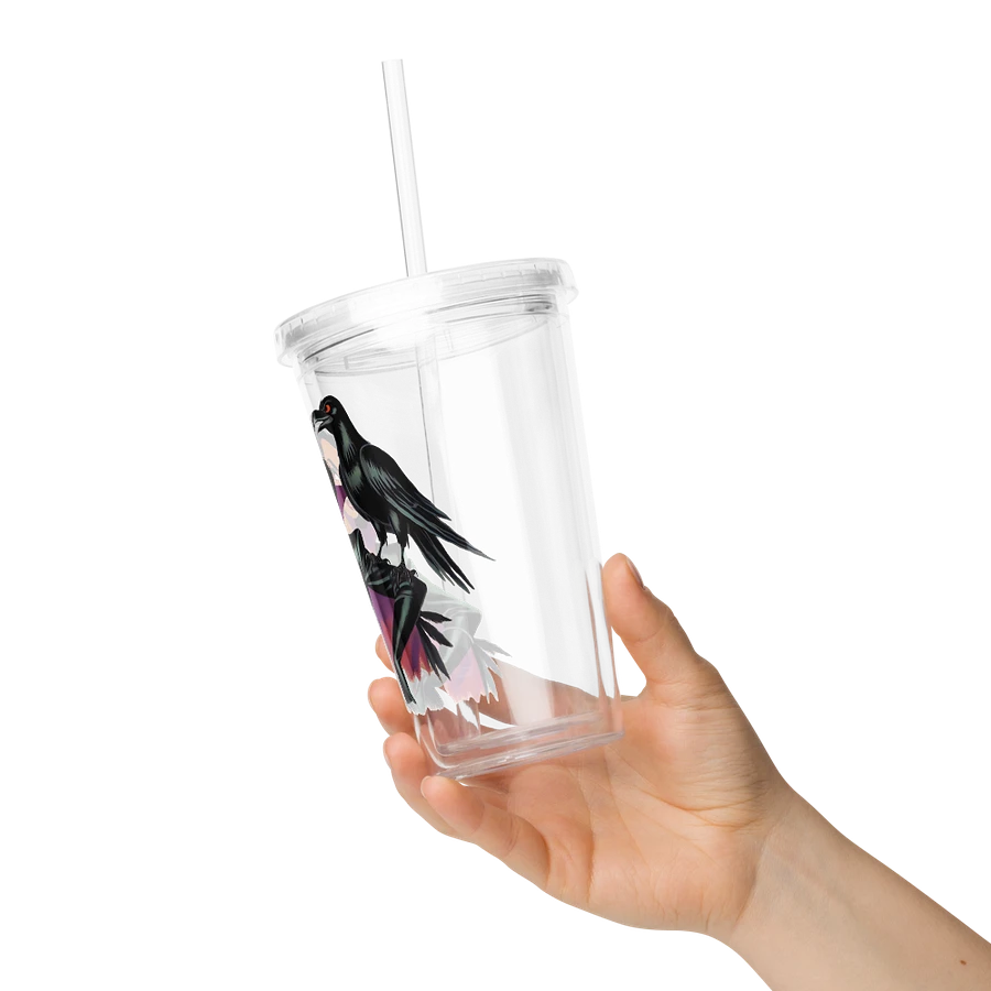 Woman and Raven Double Wall 16 oz Tumbler with Straw product image (17)