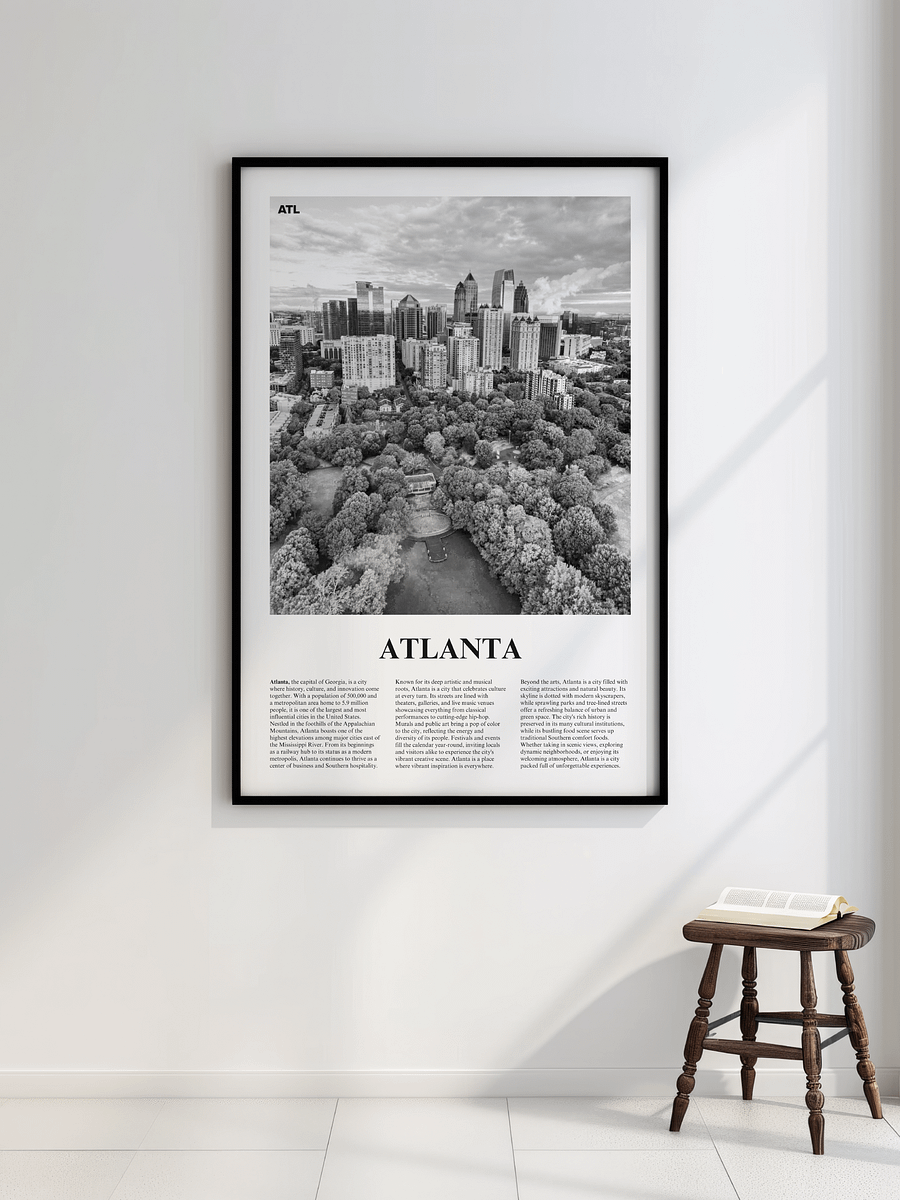Atlanta 01 Newspaper Poster product image (2)