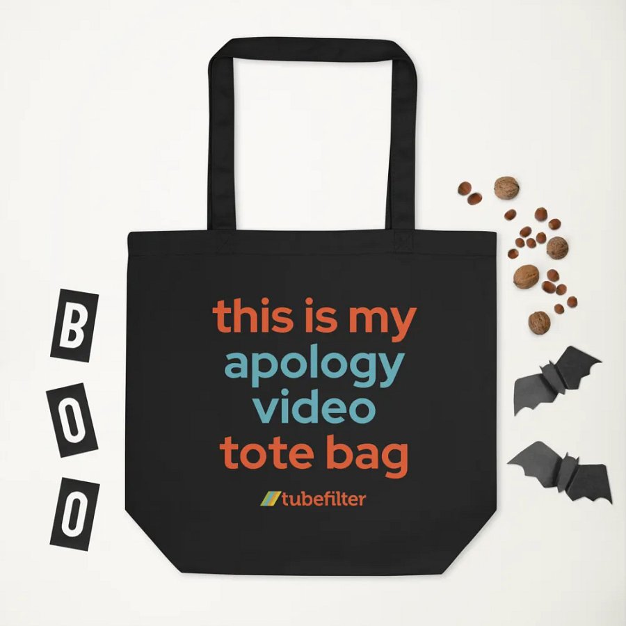 Apology Video Tote Bag (Black) product image (3)
