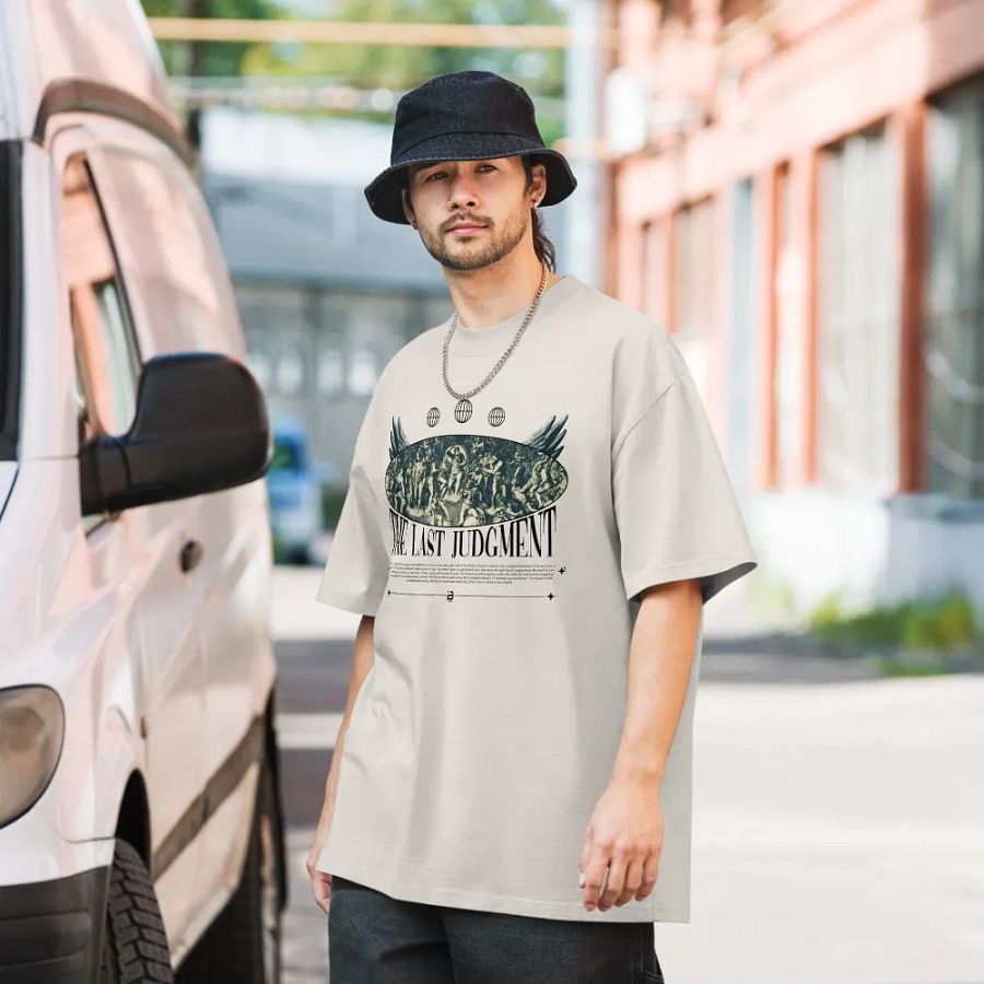 Judgment Day - BUIII Remix Premium Oversized Faded T-Shirt product image (6)