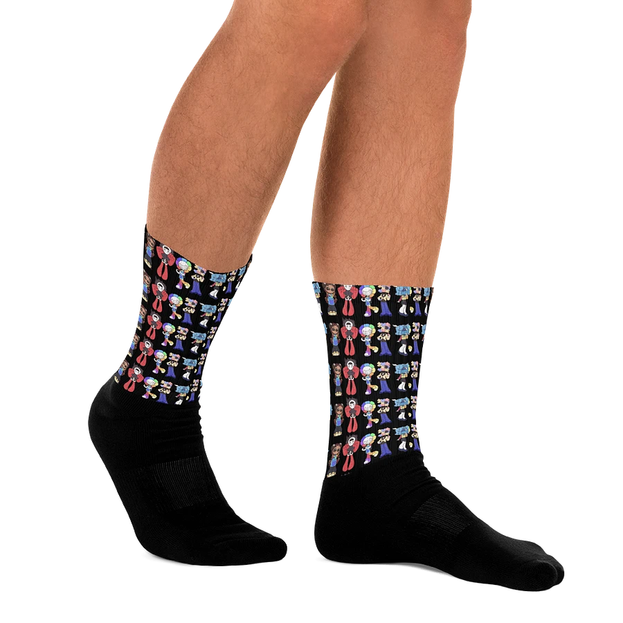 Black Group Chibi Socks product image (11)