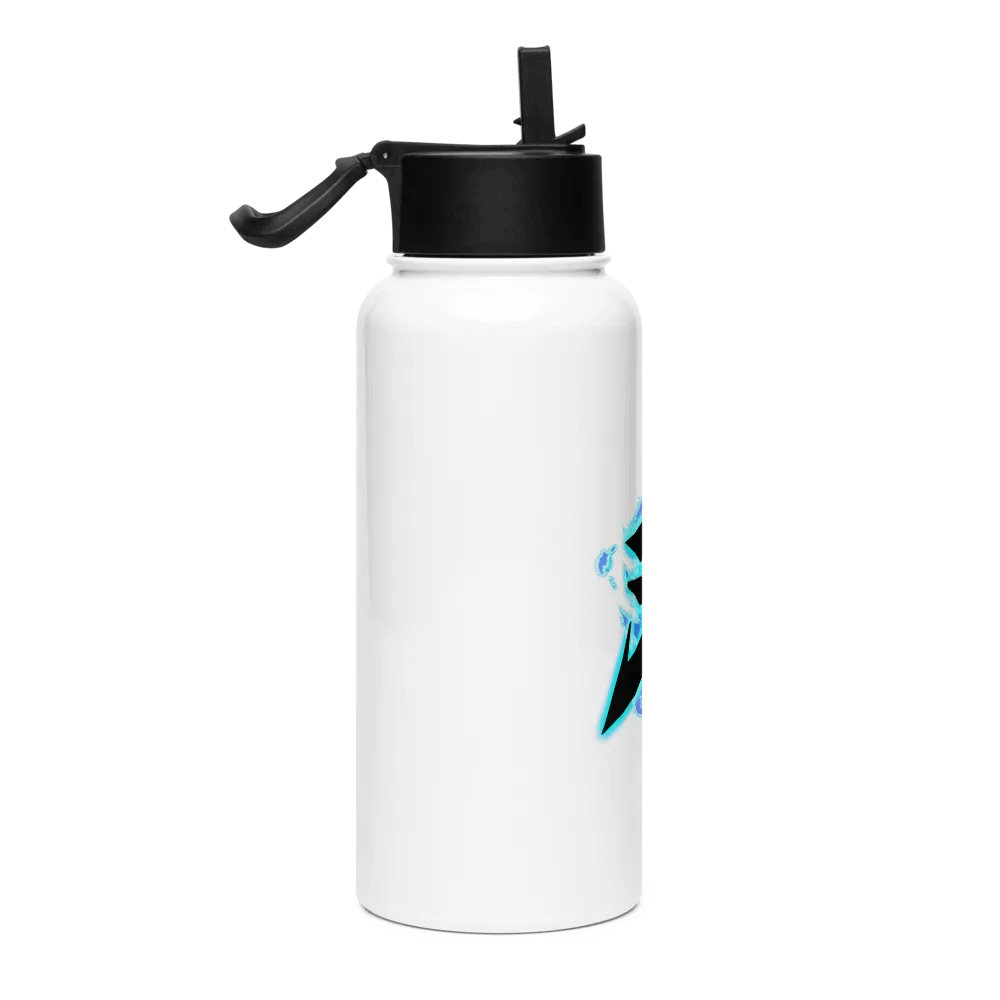 Bouteille d'eau en acier inoxydable avec couvercle en paille product image (4)