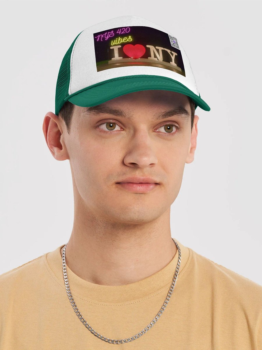 I ❤️ NY Foam Trucker Hat - NYS 420 Vibes Edition product image (19)