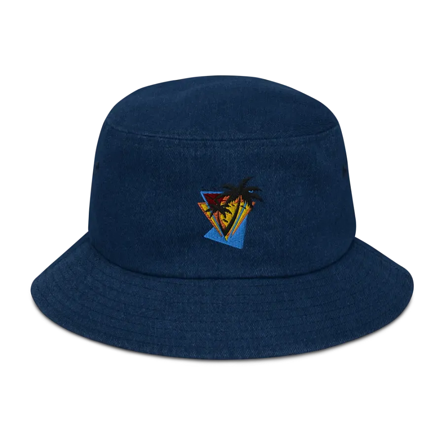 Sunset Vibes Denim Bucket Hat product image (1)
