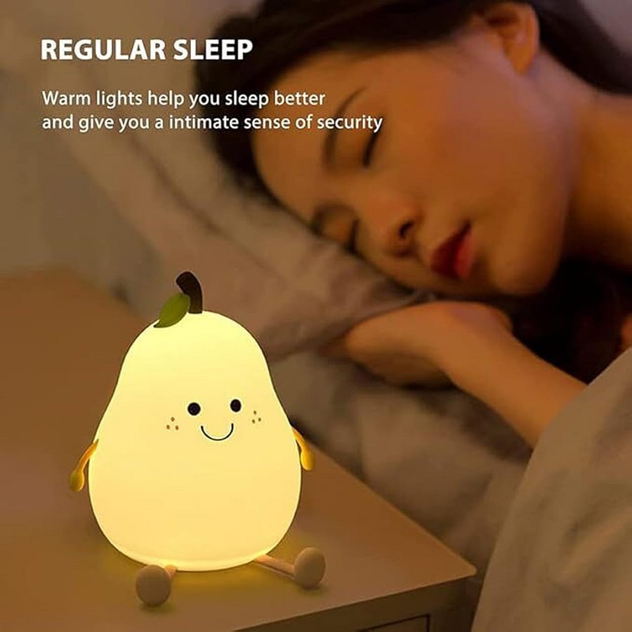 GITGRNTH Rechargeable Silicone Pear Night Lamp product image (5)