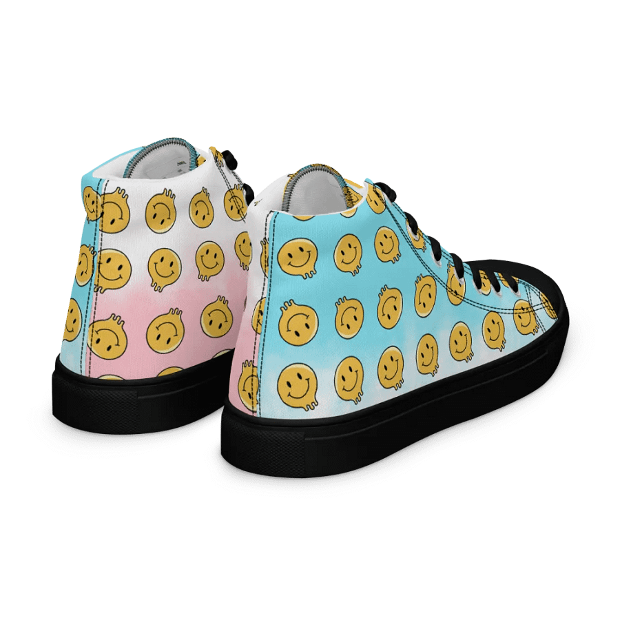 Make me smile - Women's High Top Canvas Shoes product image (7)