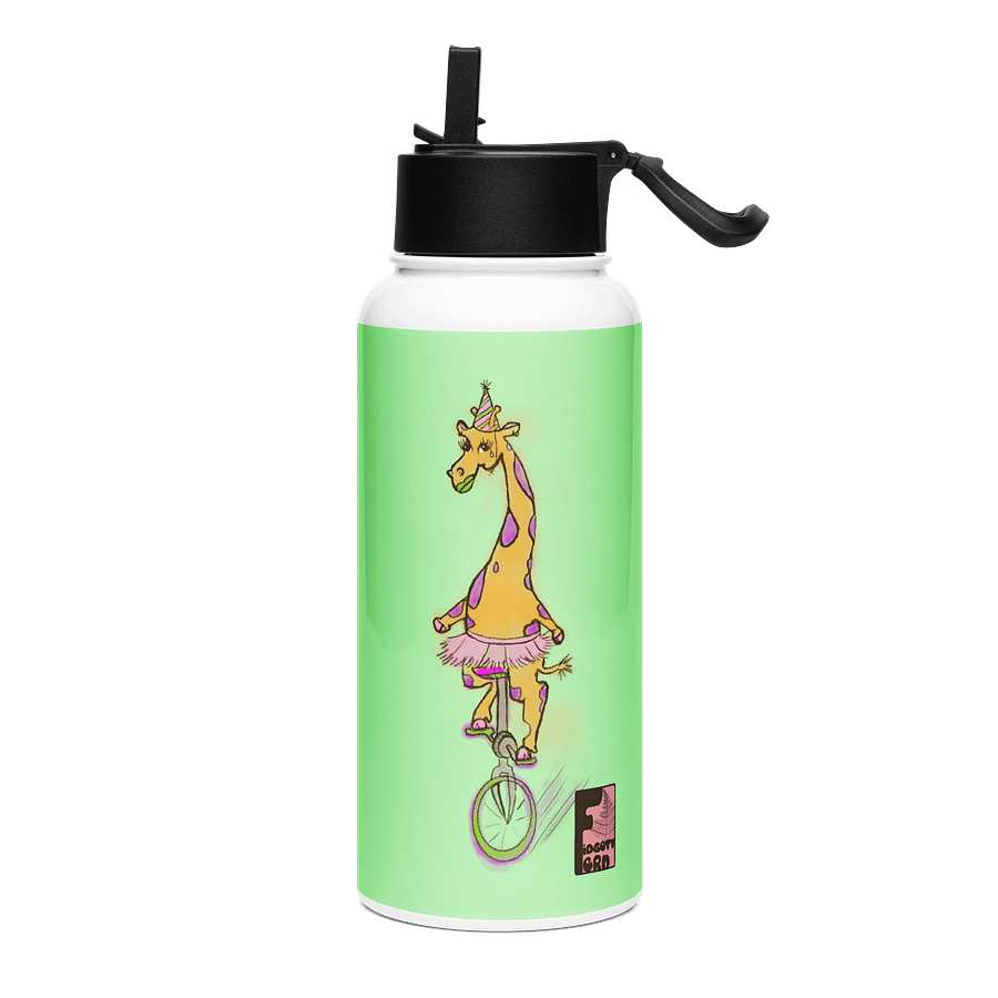 "It's My Party And I Can Cry If I Want To" Water Bottle With Screw Top And Straw product image (3)