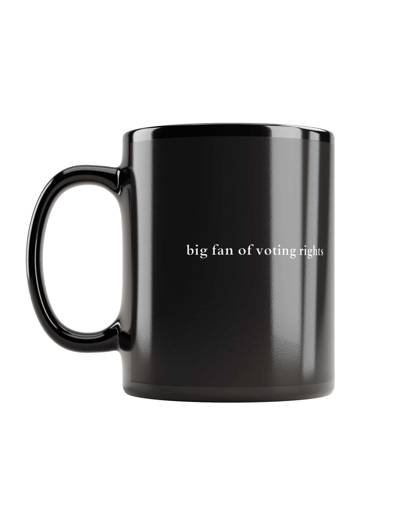 Glossy Black voting rights Mug product image (12)