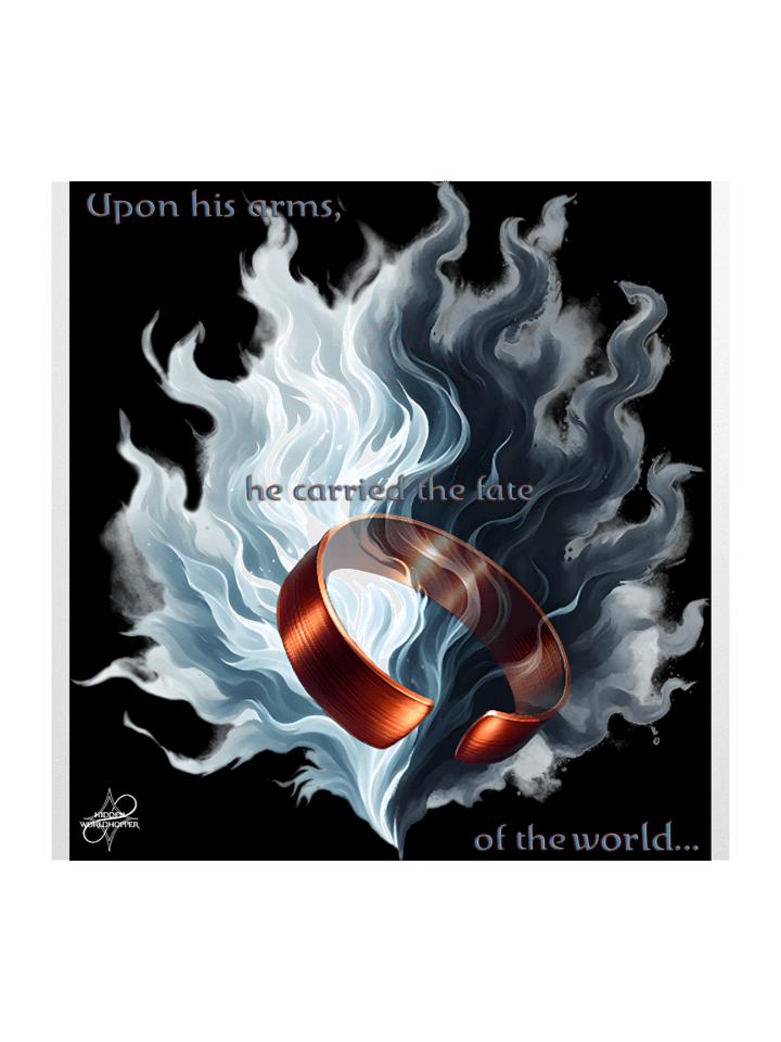 Upon his arms w/ words... Sticker product image (1)