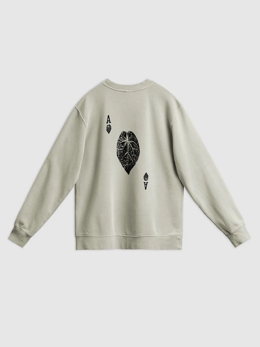 ACE OF SPADES ♠️ unisex midweight pigment dyed sweatshirt product image (2)