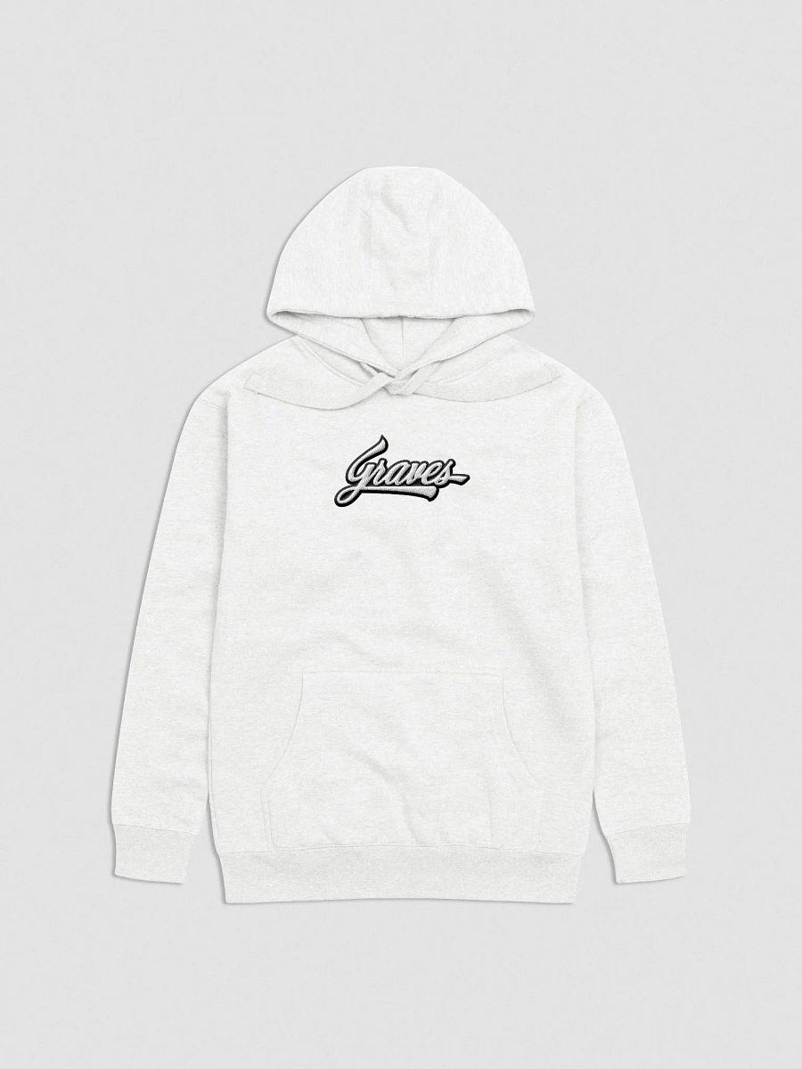 Graves Signature Script Hoodie Embroidered product image (1)