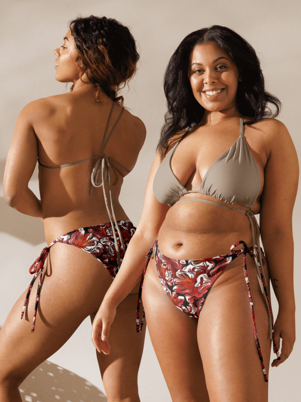 Fire Flower | Recycled String Bikini Bottom product image (1)