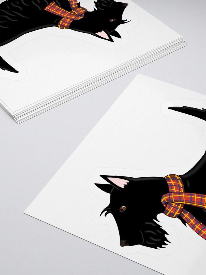 Black Scottie Sticker product image (2)