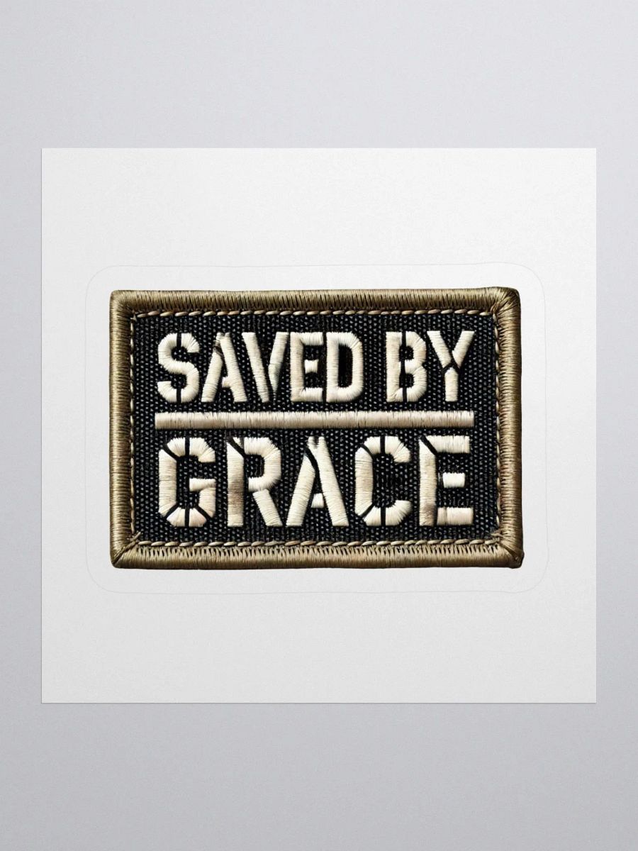 Saved By Grace Patch Sticker product image (1)