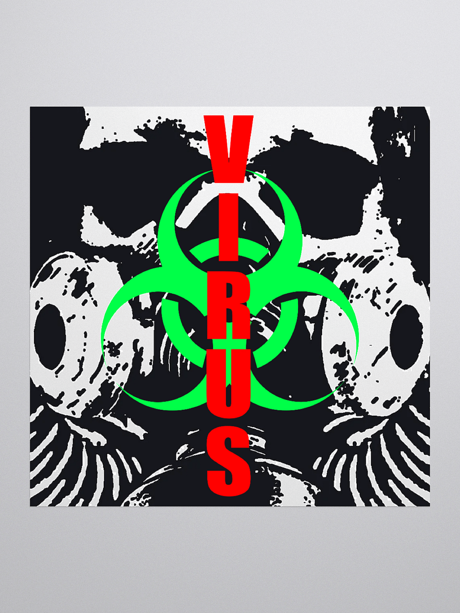 HAZARDOUS VIRUS STICKER!!! product image (1)