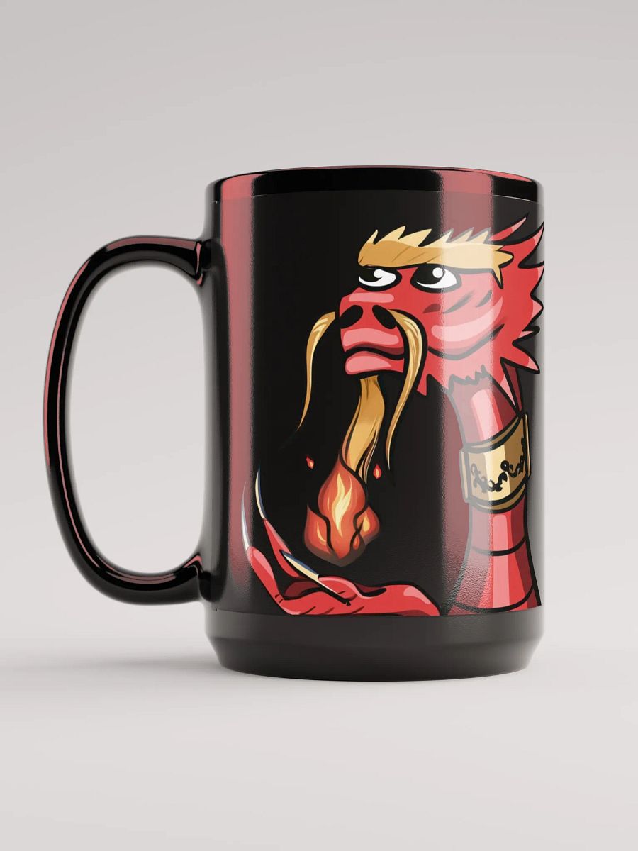 Regal Fire Dragon Black Mug product image (6)