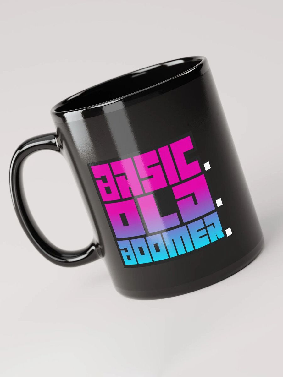 BASIC OLD BOOMER BLACK MUG product image (5)