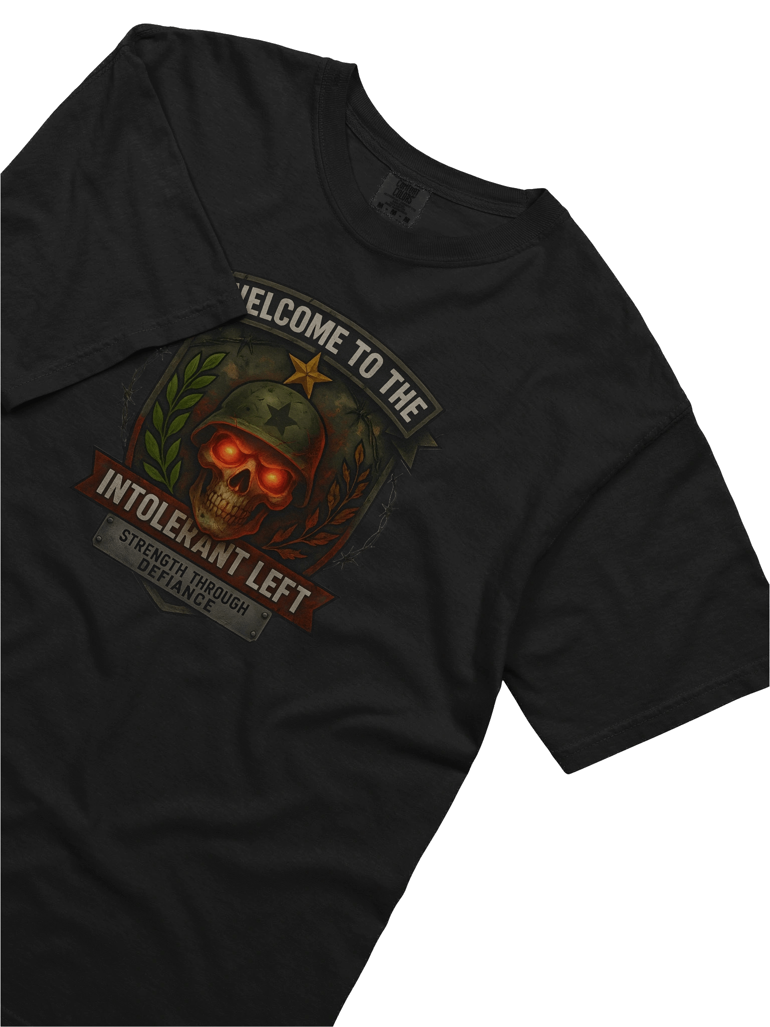 Defiant Skull Military T-Shirt product image (34)