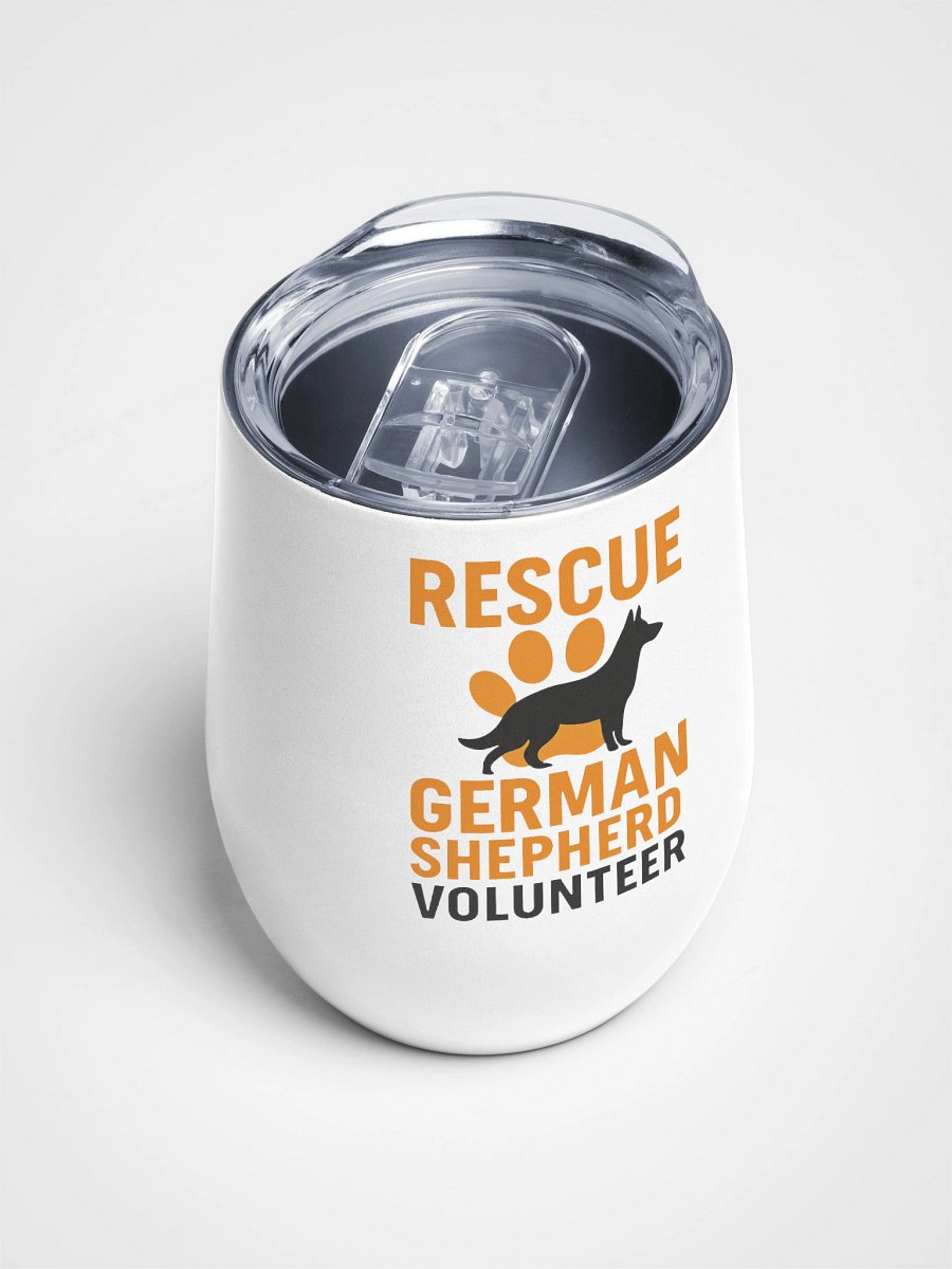 Rescue German Shepherd Wine Tumbler product image (4)
