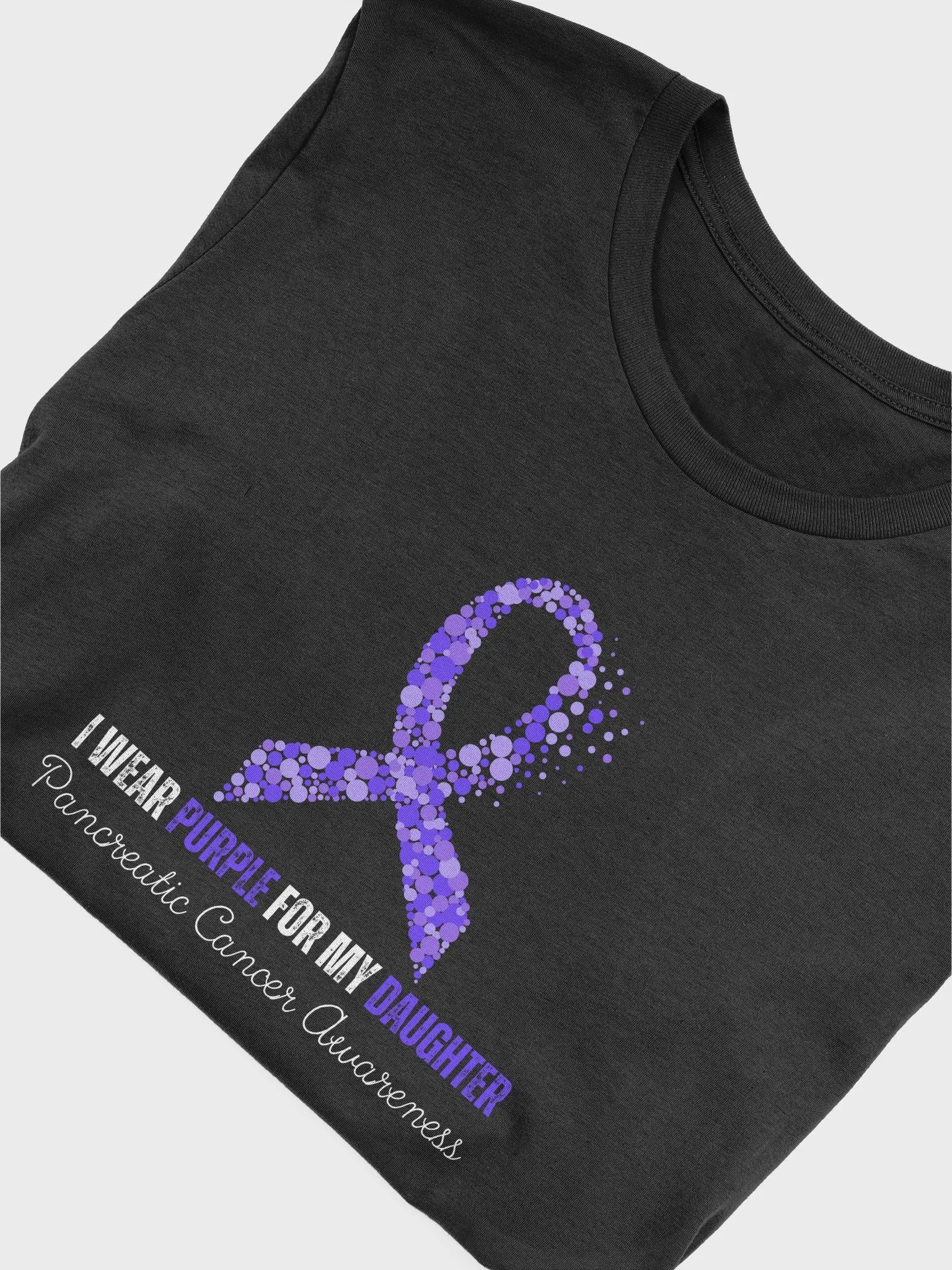 I Wear Purple for My Daughter Pancreatic Cancer Awareness T-Shirt product image (5)