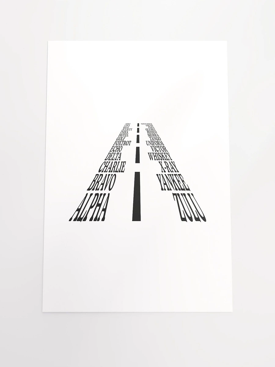 The Aviation Alphabet Runway Poster product image (4)