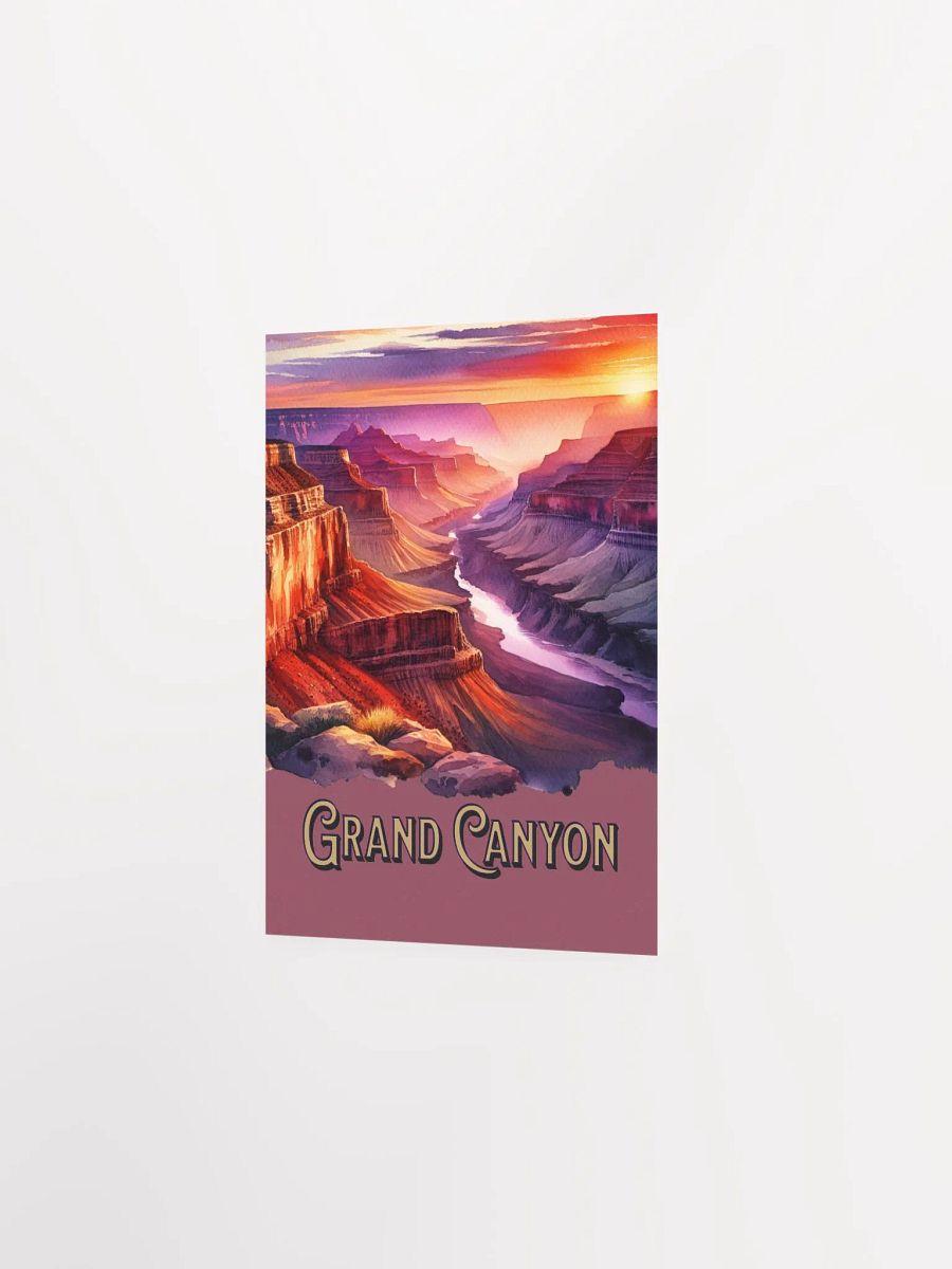 Grand Canyon Watercolor Matte Poster product image (5)