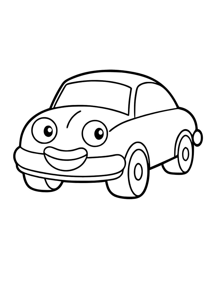 Printable Coloring Pages Cars, Planes, Trains product image (2)