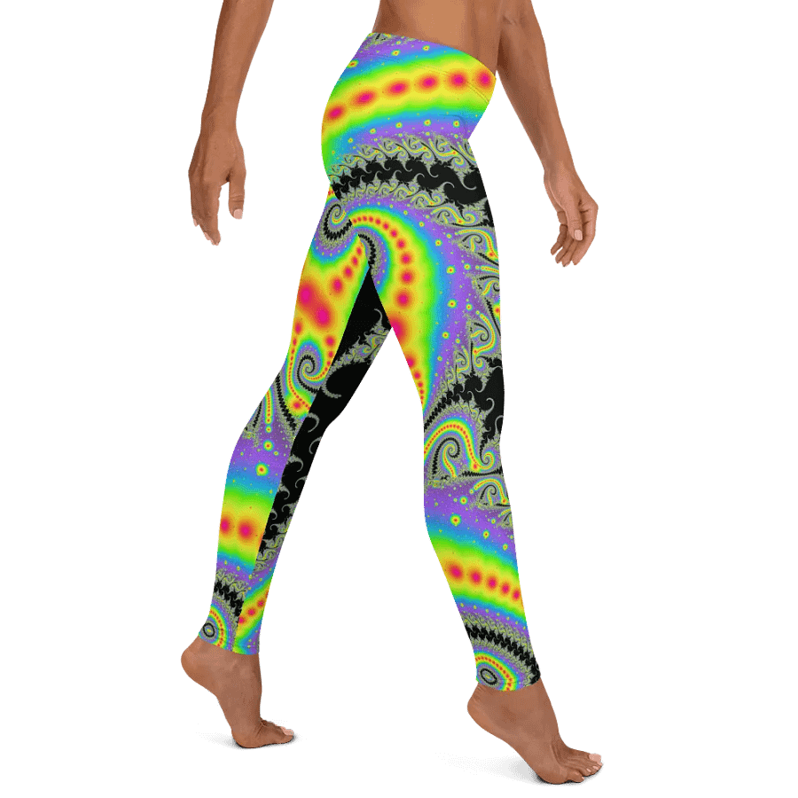 Fractal Leggings - Fluorescent Nebula product image (6)