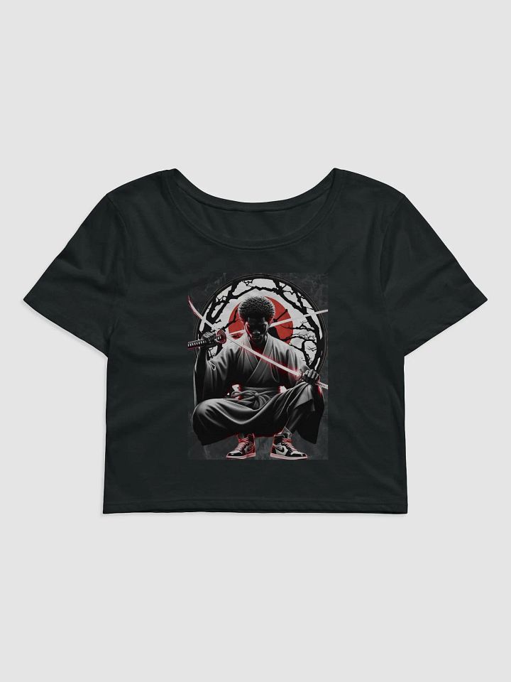 Black Samurai Crop Top Tee product image (1)