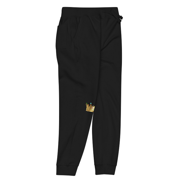 Queendom Beautiful Women Gemstone Crown Soft Joggers /Black (TM) product image (2)