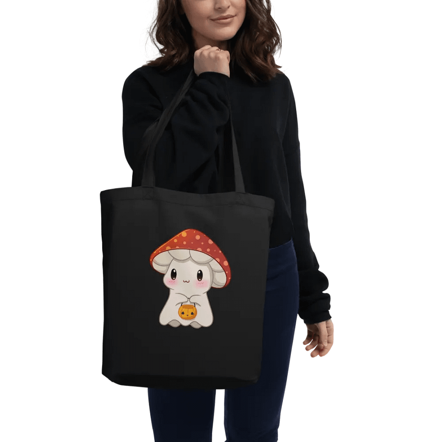 Mushie Ghost Eco-Friendly Tote product image (3)